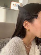ブラックリボンタイヘアピン (2set)