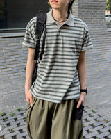 パヴェルストライプカラーショートスリーブTシャツ