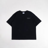 HIERARCHY STUDIOS TYPEWRITER - ブラックビジランテオーバーサイズTシャツ