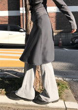  RIB BOOTCUT SWEAT PANTS