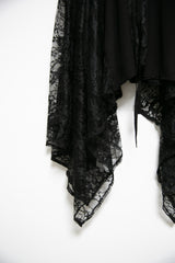 lace unbal eyelet tube top(2colors)