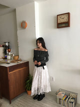 Tonern lace skirt (2color)