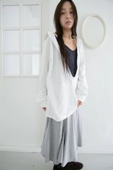 open button collar top(2colors)