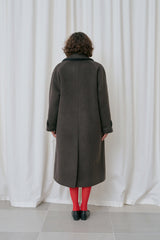 Herringbone double coat_brown