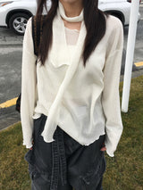 [Muffler Set] Mood Ribbon Daily Knit (4c)