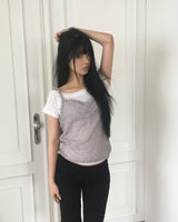 Blem Off-Shoulder Short Sleeve T-Shirt