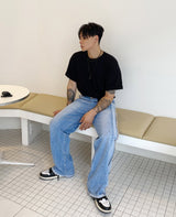 No.8208 basic box half T (9color)
