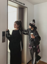 リバースフリース ツーウェイトラック ジップアップ
