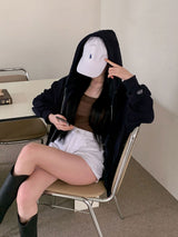 [BELLIDE MADE] Spring ver, two-way overfit zip-up hoodie