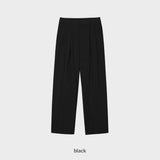 LMN セイントトゥタックリネンワイドパンツ (3 colors)