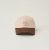 Avivere logo suede babypink brown