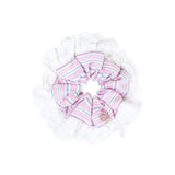 Lace scrunchie_pink