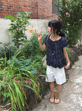 シクニ ベーシック ワイド ハーフ パンツ
