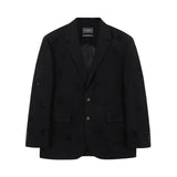 [ULKIN] Destroyed Overfit Single Jacket_Black