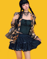 morning dot frill skirt (2color/inner pants)