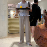 LMN Creo Twill Cotton Wide Pants (5 colors)
