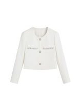 Spiral Classic Beaded Point Jacket White
