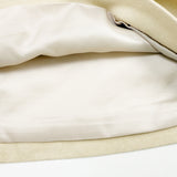 OIL BRIDGE SUEDE SKIRT IVORY