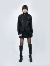 マルチパスカーゴミニスカート (Black)