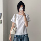 ラブリーキャット 🩷 絵文字半袖Tシャツ (3 colors)