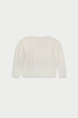 Cinnamon cable knit_ivory