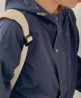 About Colorful Hood Bomber Jacket