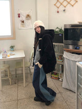 ビームキャッツダッフルコーデュロイ裏起毛フードジャケット