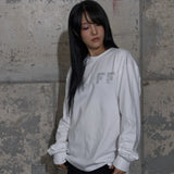 FF LETTERING LONG SLEEVE (WHITE) F25ZB022