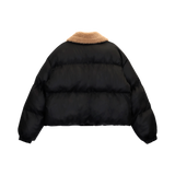 PLUSH FUR COLLAR JUMPER