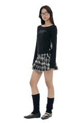 Kleen club letter top, White