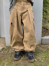 Malenti Cut Wide Balloon Pants 2C