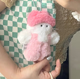 [MADE] Cats like pink - key ring