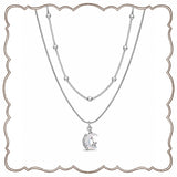 [S.Steel] Luna Chain Layered Necklace