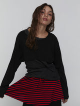 Cotton Cropped Top_Black