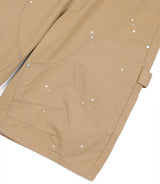 Double Knee Chino 8-Bermuda Pants - Beige