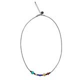 black black gemstone necklace