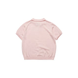 26SS WOMAN ベーシック半袖カラーニット