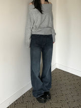 Katie Off-Shoulder Knitwear (3 colors)
