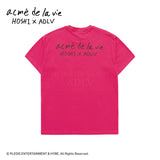 24FW HOSHI X ADLV ワッペン 半袖Tシャツ ピンク
