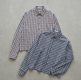 Boxy Check Cropped Shirt