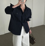 [MADE] Anton, pocket loose fit shirt