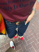TURN-UP DENIM PANTS code 23002