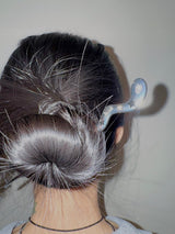 Kitsch cubic snake ornamental hairpin_1