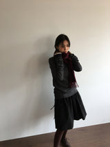 Tingle Suede Midi Skirt (2color)