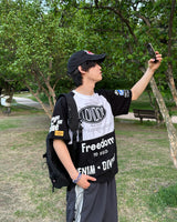 フリーダムナギングショートスリーブTシャツ