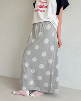 Kitsch Printing Long Skirt (2options)