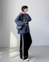 デルタボーダー長袖Tシャツ
