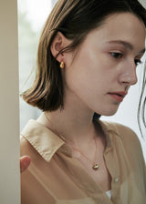 [925 silver] Deux.silver.150 / pooh earring (gold)