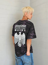 VENTIQUE イーグルスチームカモTシャツ2カラー