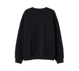 classic applique loose fit mtm - black       